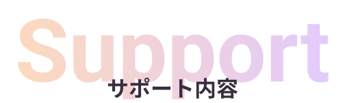 サポート内容
